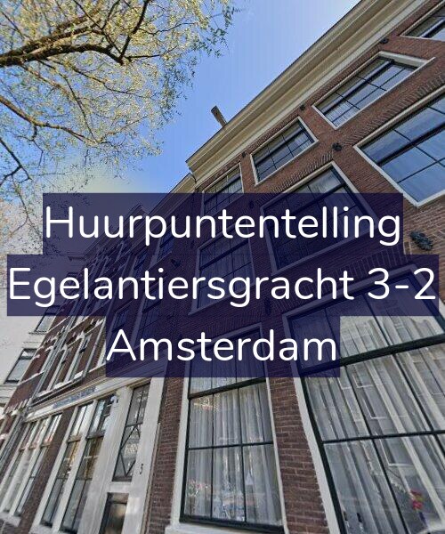 Foto gevel Huurpuntentelling voor Egelantiersgracht 3-2, Amsterdam