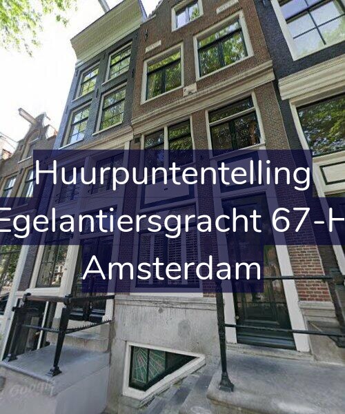 Foto gevel Huurpuntentelling voor Egelantiersgracht 67-H, Amsterdam
