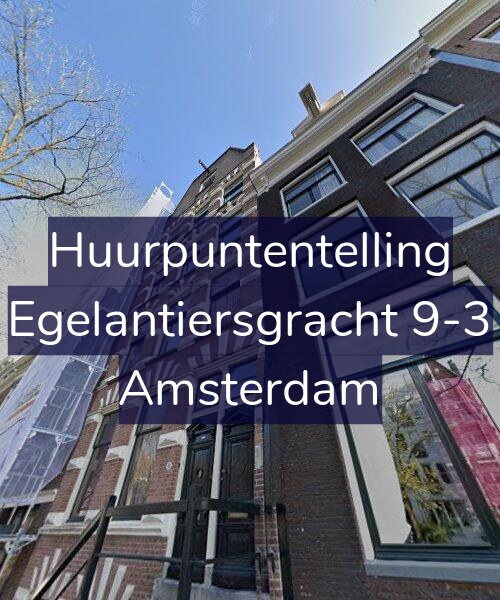 Foto gevel Huurpuntentelling voor Egelantiersgracht 9-3, Amsterdam