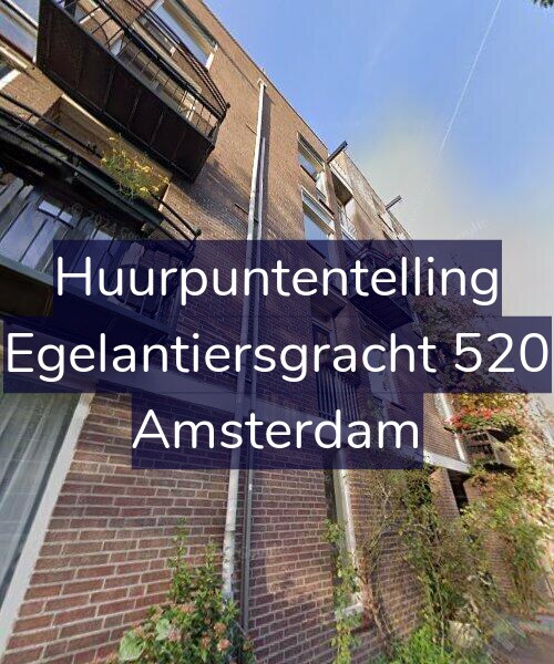 Foto gevel Huurpuntentelling voor Egelantiersgracht 520, Amsterdam