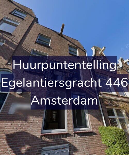 Foto gevel Huurpuntentelling voor Egelantiersgracht 446, Amsterdam