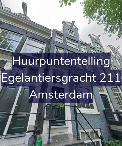 Foto gevel Huurpuntentelling voor Egelantiersgracht 211, Amsterdam