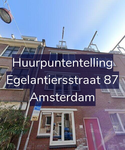 Foto gevel Huurpuntentelling voor Egelantiersstraat 87, Amsterdam