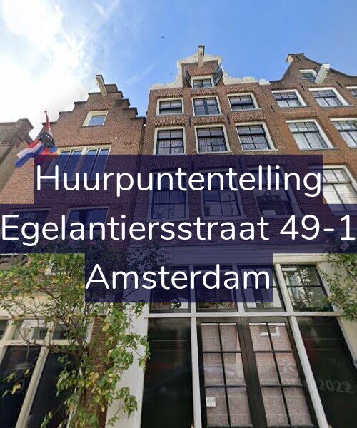 Foto gevel Huurpuntentelling voor Egelantiersstraat 49-1, Amsterdam
