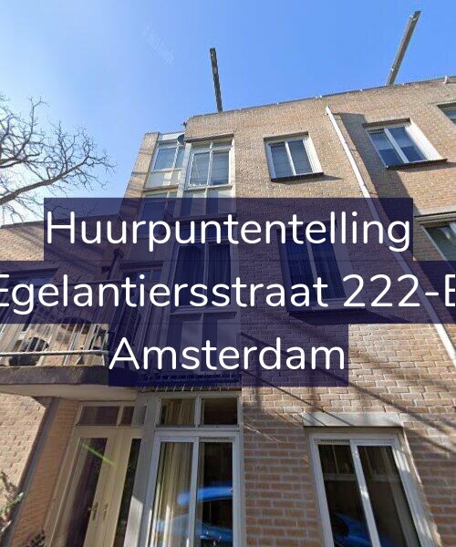 Foto gevel Huurpuntentelling voor Egelantiersstraat 222-B, Amsterdam