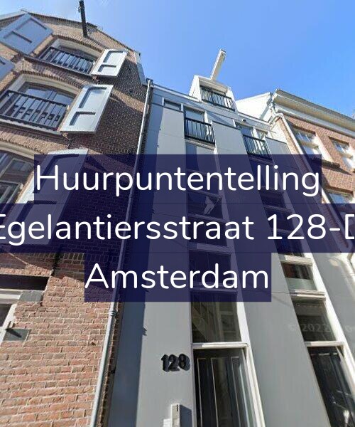 Foto gevel Huurpuntentelling voor Egelantiersstraat 128-D, Amsterdam