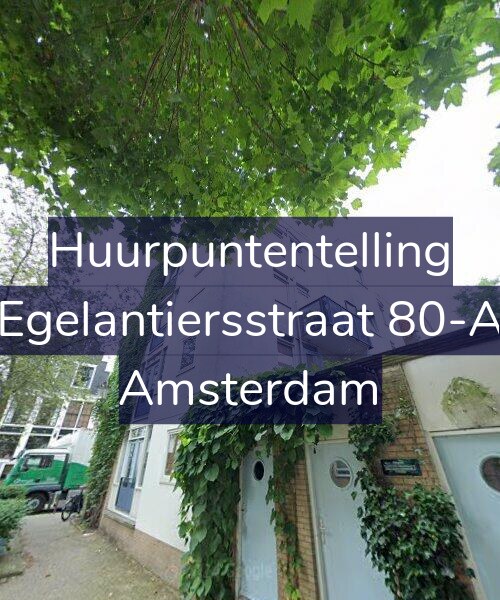 Foto gevel Huurpuntentelling voor Egelantiersstraat 80-A, Amsterdam