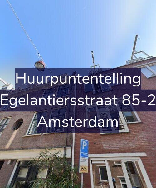 Foto gevel Huurpuntentelling voor Egelantiersstraat 85-2, Amsterdam