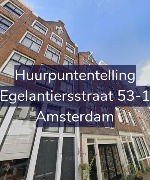 Foto gevel Huurpuntentelling voor Egelantiersstraat 53-1, Amsterdam