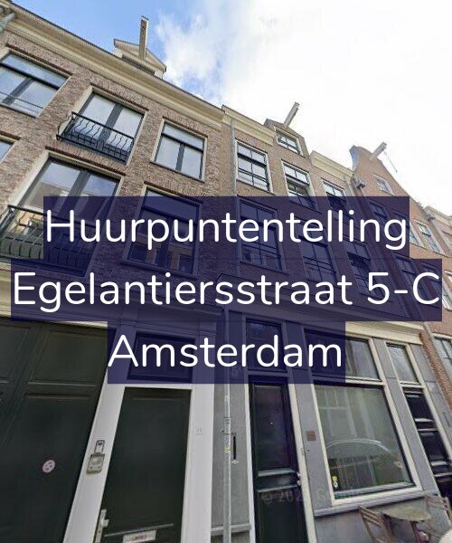 Foto gevel Huurpuntentelling voor Egelantiersstraat 5-C, Amsterdam