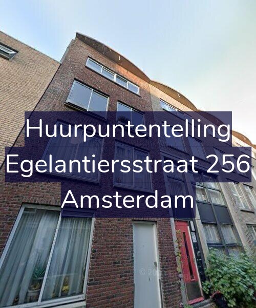 Foto gevel Huurpuntentelling voor Egelantiersstraat 256, Amsterdam