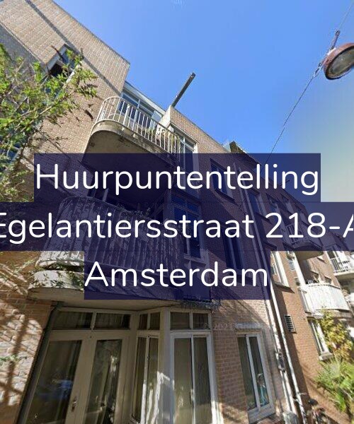 Foto gevel Huurpuntentelling voor Egelantiersstraat 218-A, Amsterdam