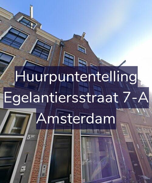 Foto gevel Huurpuntentelling voor Egelantiersstraat 7-A, Amsterdam