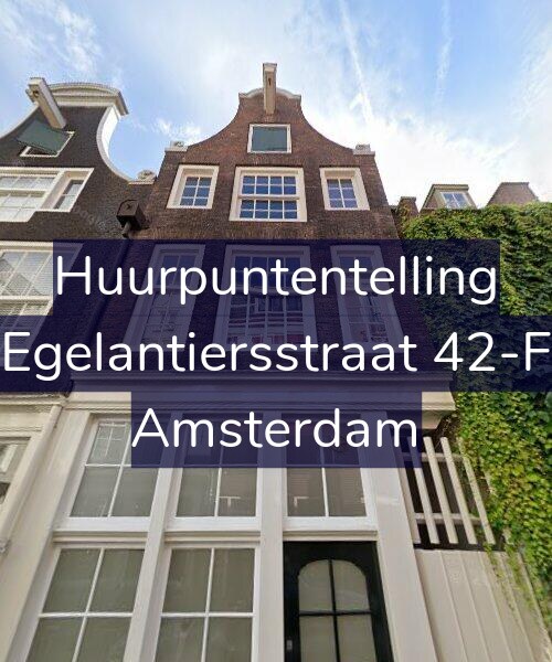 Foto gevel Huurpuntentelling voor Egelantiersstraat 42-F, Amsterdam