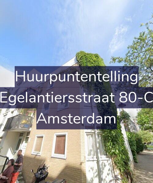 Foto gevel Huurpuntentelling voor Egelantiersstraat 80-C, Amsterdam