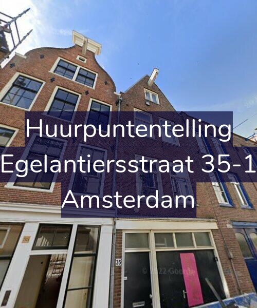 Foto gevel Huurpuntentelling voor Egelantiersstraat 35-1, Amsterdam