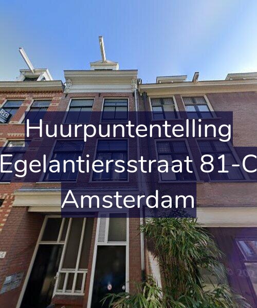 Foto gevel Huurpuntentelling voor Egelantiersstraat 81-C, Amsterdam