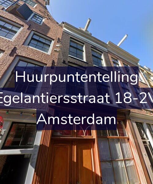 Foto gevel Huurpuntentelling voor Egelantiersstraat 18-2V, Amsterdam