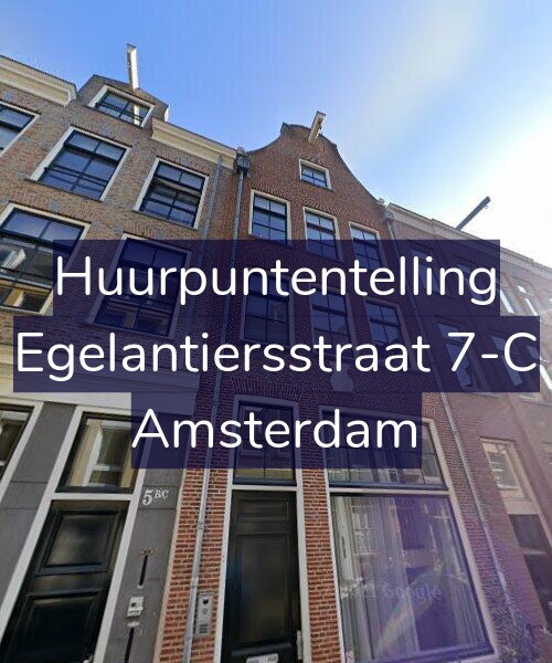 Foto gevel Huurpuntentelling voor Egelantiersstraat 7-C, Amsterdam