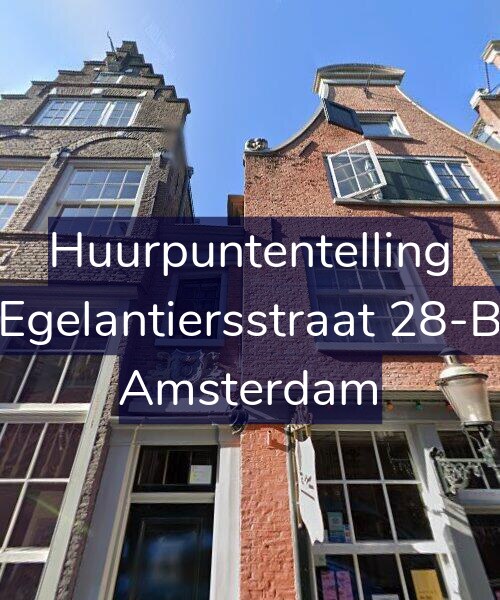 Foto gevel Huurpuntentelling voor Egelantiersstraat 28-B, Amsterdam