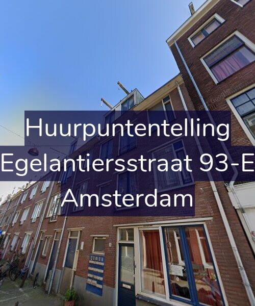 Foto gevel Huurpuntentelling voor Egelantiersstraat 93-E, Amsterdam