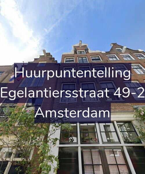 Foto gevel Huurpuntentelling voor Egelantiersstraat 49-2, Amsterdam