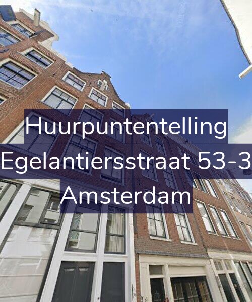 Foto gevel Huurpuntentelling voor Egelantiersstraat 53-3, Amsterdam