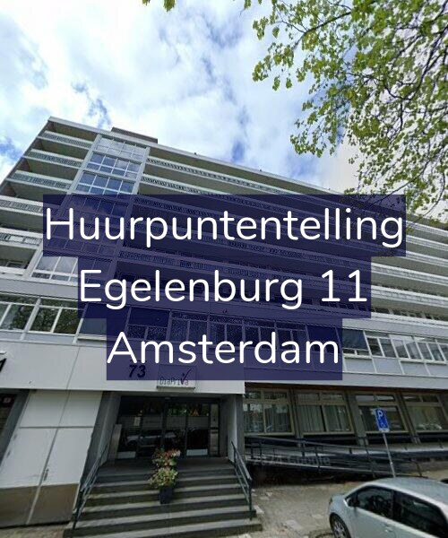 Foto gevel Huurpuntentelling voor Egelenburg 11, Amsterdam