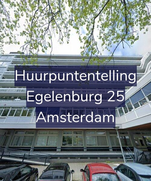 Foto gevel Huurpuntentelling voor Egelenburg 25, Amsterdam