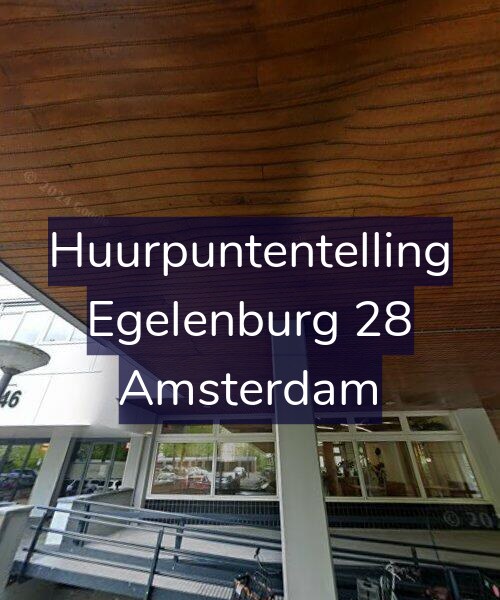Foto gevel Huurpuntentelling voor Egelenburg 28, Amsterdam