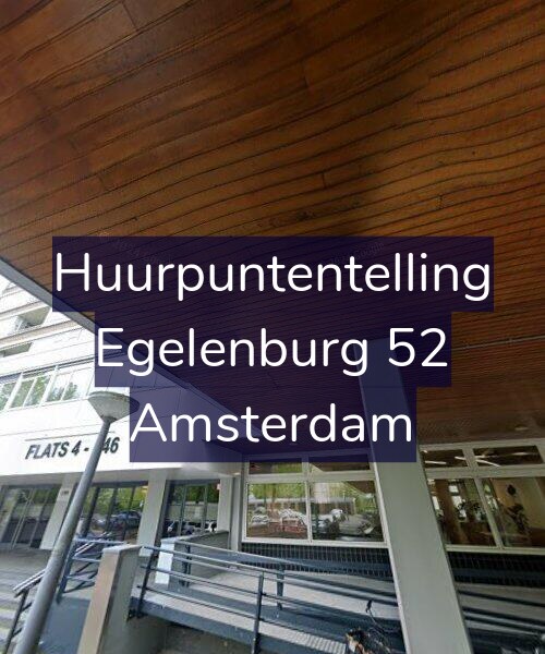 Foto gevel Huurpuntentelling voor Egelenburg 52, Amsterdam
