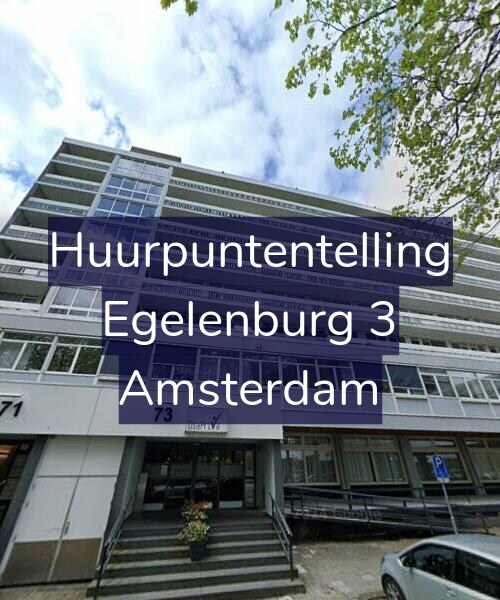 Foto gevel Huurpuntentelling voor Egelenburg 3, Amsterdam