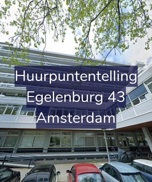 Foto gevel Huurpuntentelling voor Egelenburg 43, Amsterdam