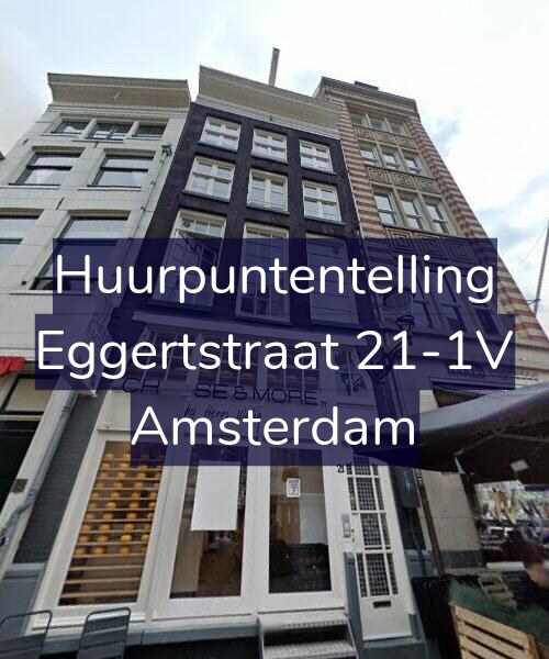 Foto gevel Huurpuntentelling voor Eggertstraat 21-1V, Amsterdam