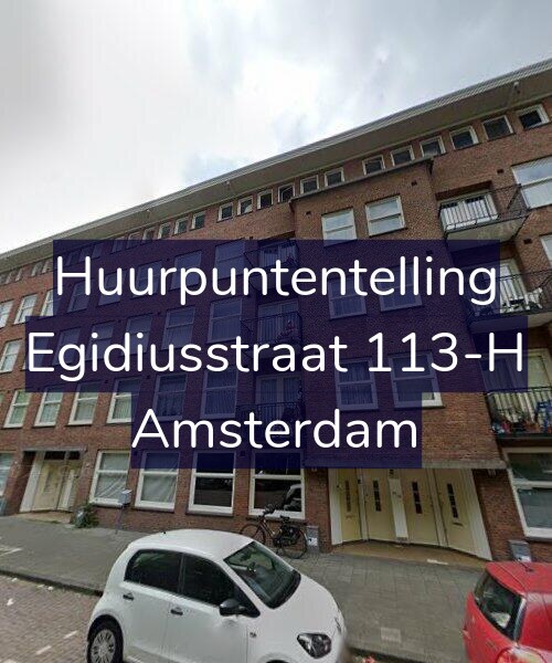 Foto gevel Huurpuntentelling voor Egidiusstraat 113-H, Amsterdam