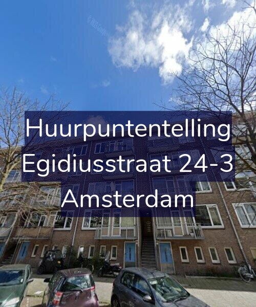 Foto gevel Huurpuntentelling voor Egidiusstraat 24-3, Amsterdam