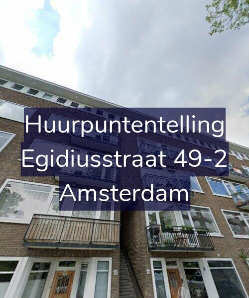 Foto gevel Huurpuntentelling voor Egidiusstraat 49-2, Amsterdam