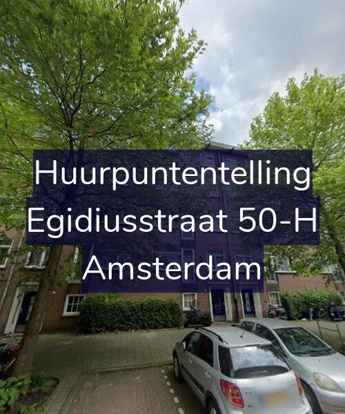 Foto gevel Huurpuntentelling voor Egidiusstraat 50-H, Amsterdam