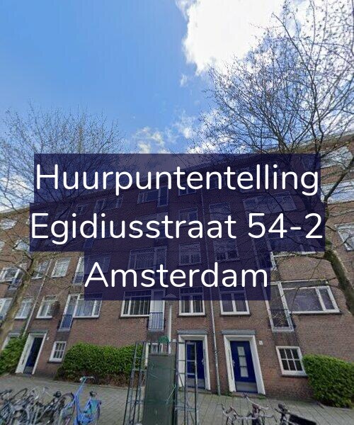 Foto gevel Huurpuntentelling voor Egidiusstraat 54-2, Amsterdam
