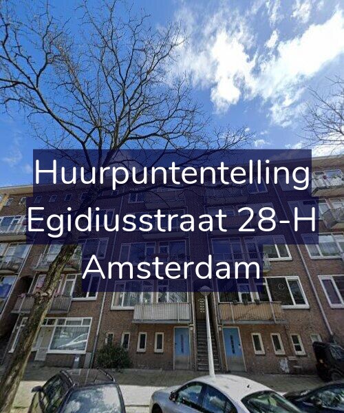 Foto gevel Huurpuntentelling voor Egidiusstraat 28-H, Amsterdam