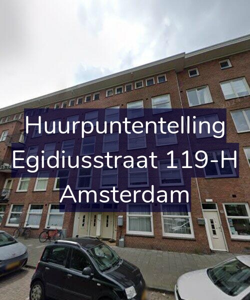 Foto gevel Huurpuntentelling voor Egidiusstraat 119-H, Amsterdam