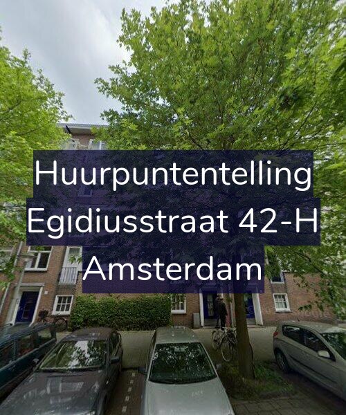 Foto gevel Huurpuntentelling voor Egidiusstraat 42-H, Amsterdam
