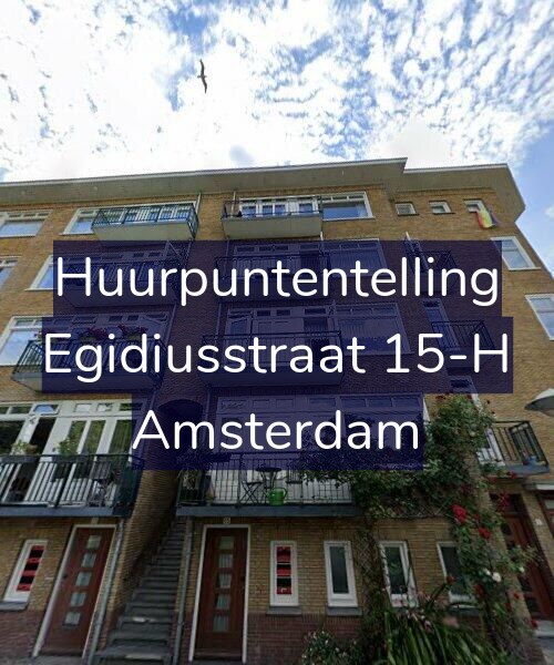 Foto gevel Huurpuntentelling voor Egidiusstraat 15-H, Amsterdam