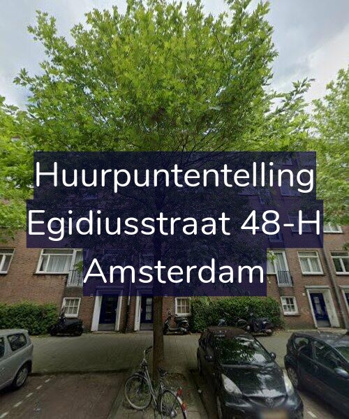Foto gevel Huurpuntentelling voor Egidiusstraat 48-H, Amsterdam