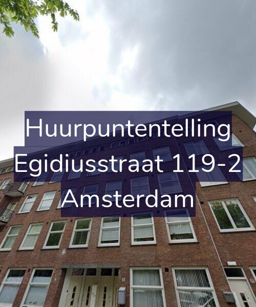 Foto gevel Huurpuntentelling voor Egidiusstraat 119-2, Amsterdam