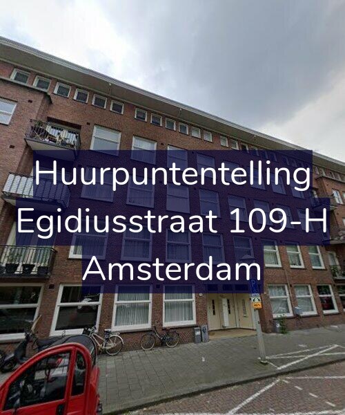 Foto gevel Huurpuntentelling voor Egidiusstraat 109-H, Amsterdam