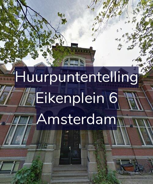 Foto gevel Huurpuntentelling voor Eikenplein 6, Amsterdam