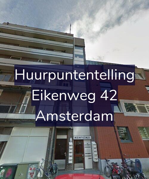 Foto gevel Huurpuntentelling voor Eikenweg 42, Amsterdam
