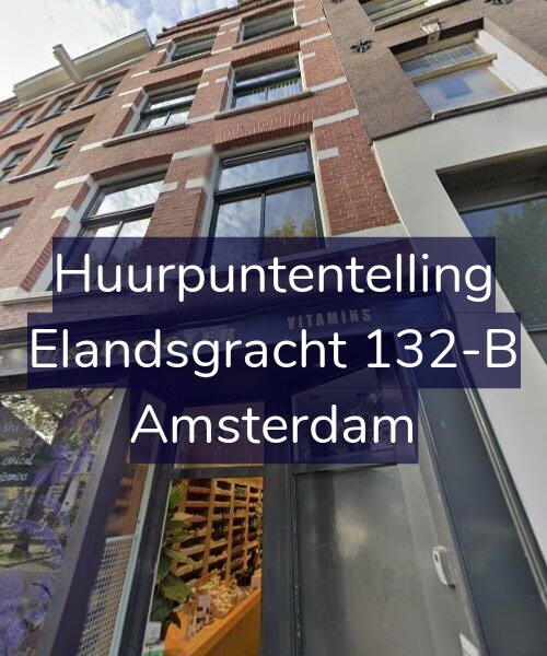 Foto gevel Huurpuntentelling voor Elandsgracht 132-B, Amsterdam