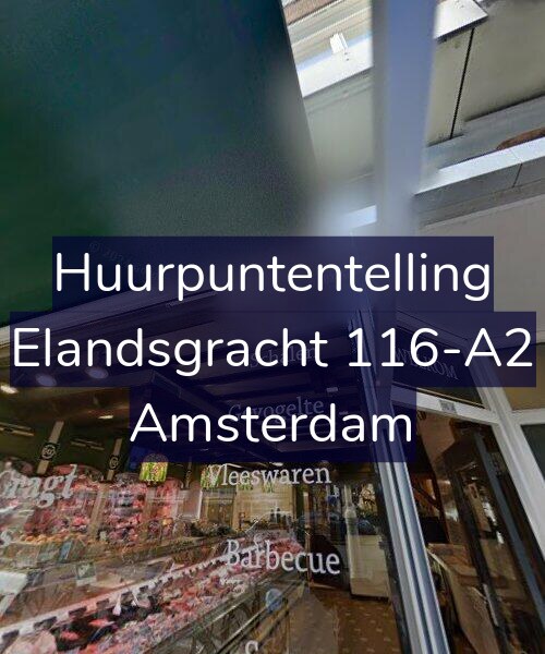 Foto gevel Huurpuntentelling voor Elandsgracht 116-A2, Amsterdam